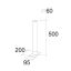 Signcode extern floor screw sleeve